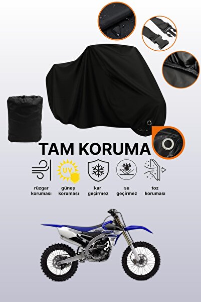 dokaca قماش دراجة نارية متوافق مع ياماها YZ 250 F متوافق مع قفل أسود