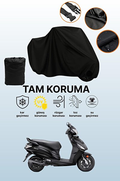dokaca غطاء محرك متوافق مع Black Hero Dash VX 110، غطاء واقي، غطاء للدراجات ا...