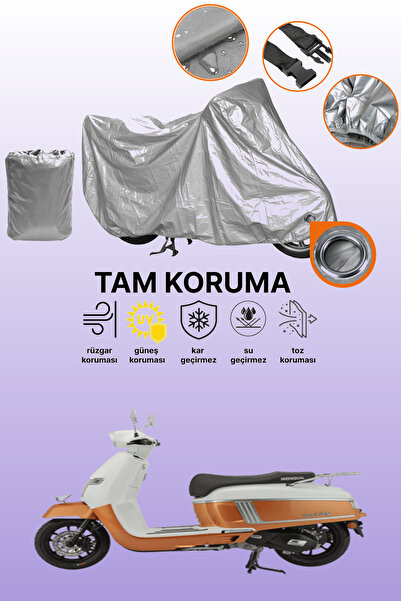 dokaca Gray Lock Compatible Mondial 125 Road Boy Compatible Motorcycle Cover,...