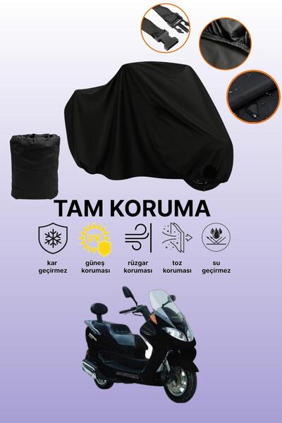 dokaca Black Mondial 150 Zat Compatible Engine Cover, Protective Cover, Motor...