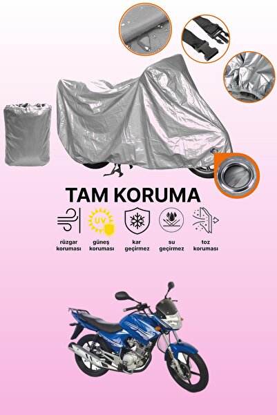 dokaca Gray Lock Compatible Kuba Ruha 125 Compatible Motorcycle Cover, Protec...