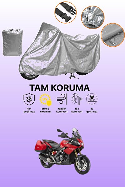 dokaca غطاء دراجة نارية رمادي اللون متوافق مع أبريليا كابونورد 1200 ABS، غطاء...