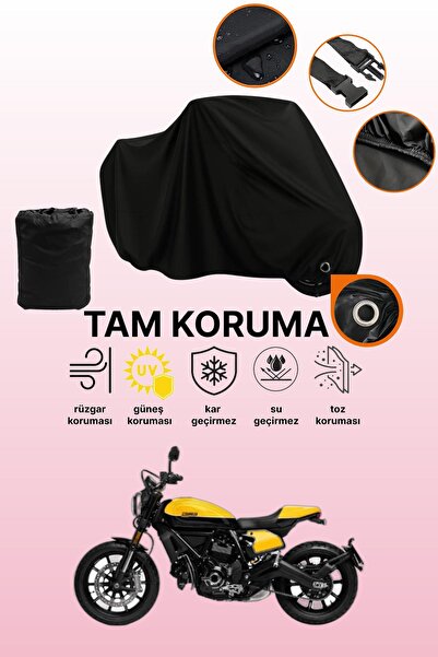 dokaca غطاء دراجة نارية متوافق مع دراجة دوكاتي سكرامبلر فول ثروتل، غطاء واقي ...