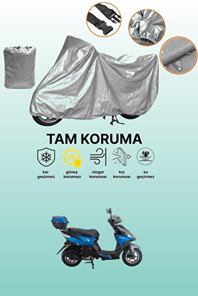 dokaca حقيبة خلفية رمادية اللون وقماش متوافق مع دراجة نارية فالكون نيترو 50