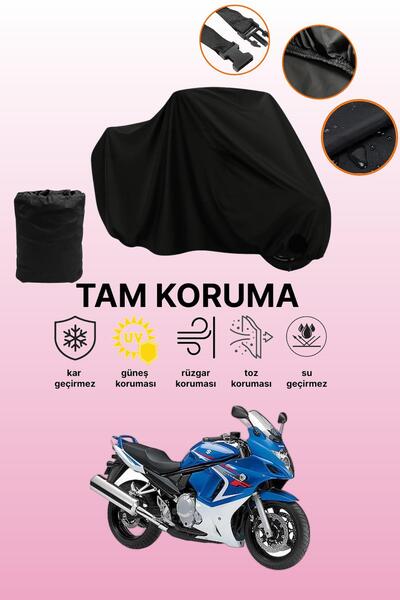 dokaca غطاء محرك متوافق مع سوزوكي GSX 650 F باللون الأسود، غطاء واقي، غطاء در...