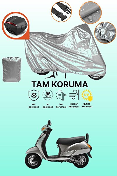 dokaca غطاء محرك متوافق مع هوندا أكتيفا 100 متوافق مع الحقيبة الخلفية باللون ...