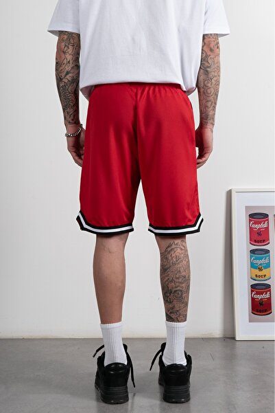 UKHWD SUPPLY Kırmızı DryTech Erkek Basketbol Şort UK1126KZ