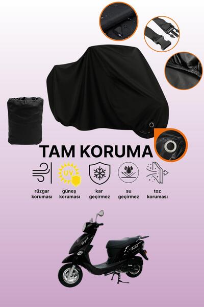 dokaca غطاء دراجة نارية متوافق مع Black Lock موديل Mondial 100، غطاء واقي