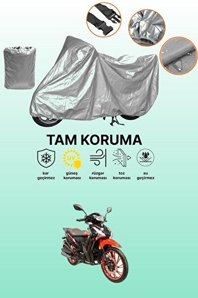dokaca Gray Tail Bag and Lock Mismatched Arora Smart 50 Compatible Motorcycle...