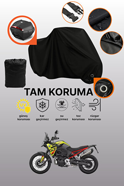 dokaca Black Rear Bag and Lock Compatible Bmw F 900 Gs Compatible Motorcycle ...
