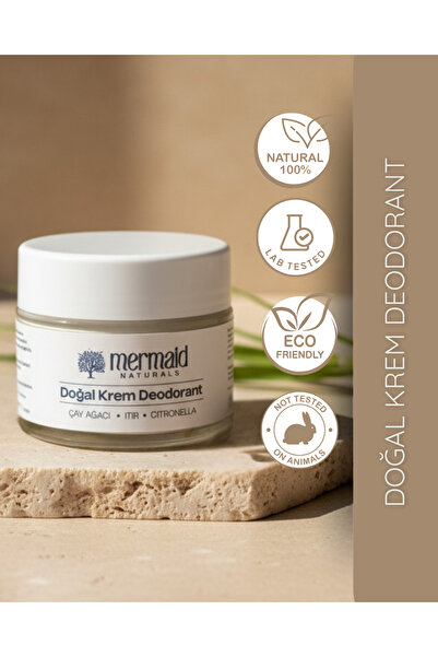 Mermaid NATURALS Doğal Krem Deodorant