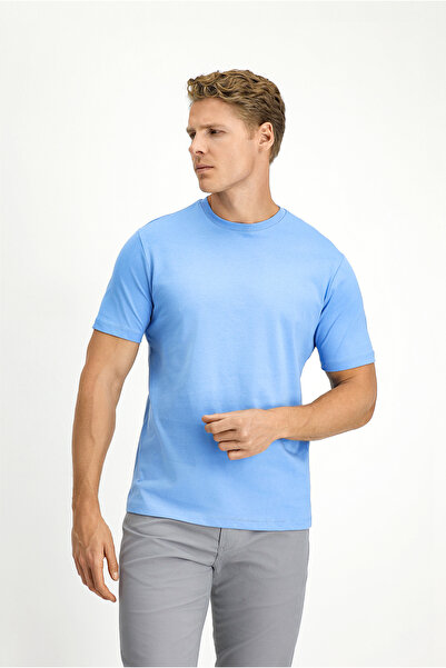 Kiğılı Βαμβακερό μπλουζάκι με λεπτή εφαρμογή με λαιμόκοψη