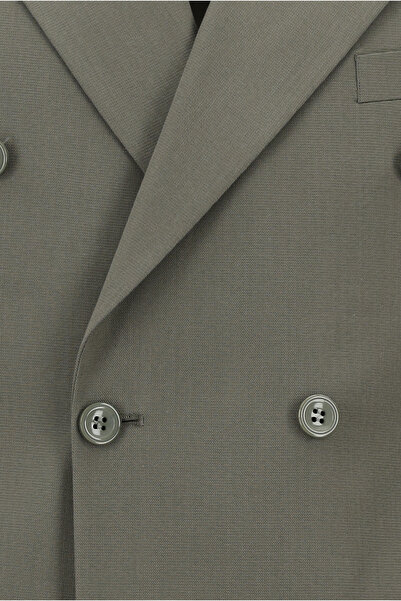 Kiğılı Slim Fit Slim Fit Cotton Lyocell Double Breasted Suit