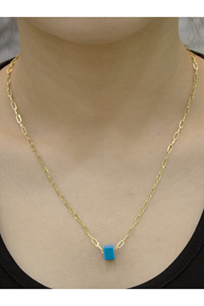 Zeynepli gold & jewelry 14 Ayar Altın Orta Büyük Ataş Zincir Kolye