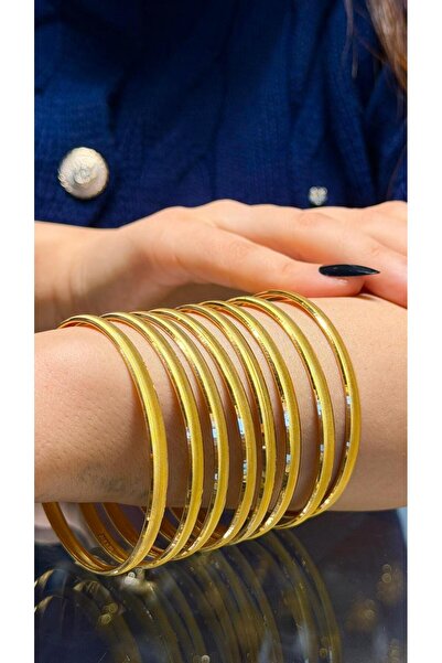 kuyumcu nurettin 4 gr (GRAM) Noktalı Şarnel Bilezik Yatırımlık İşçiliksiz 22(916) Ayar Altın (6,2 ÖLÇÜ)