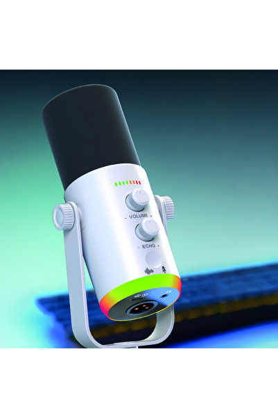 Torima YU7 White Dynamic Microphone