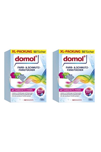 DOMOL Renk Ayırıcı Mendil Çamaşır Makinesi Için 50'li X 2 Adet