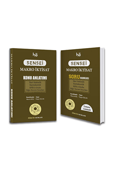 hukuk öğretir 2026 Makro Iktisat Konu Soru Bankası Set - Kaymakamlık -idari H...