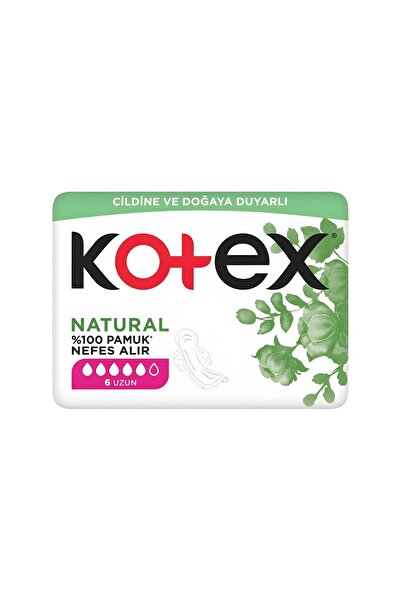 Kotex Natural Long Set of 6
