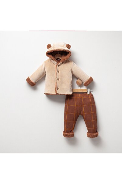Cassiope Baby Welsoft Astarlı Kadife Kuzu Astar İkili Takım