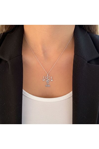 sirius jewelry 925 Ayar | Adalet / Avukat Terazi Kolye
