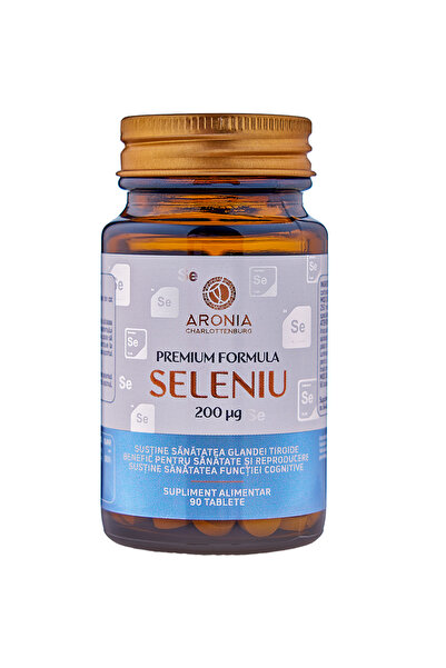 Aronia Charlottenburg Seleniu premium la 200µg — beneficii pentru tiroidă, fe...
