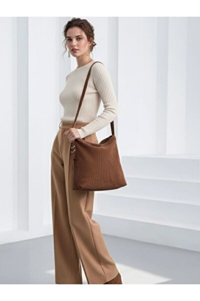 Blisshop Lana Süet Omuz Çantası