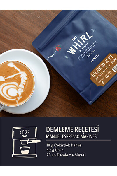 The Whirl Espresso Balanced 429°f Çekirdek Kahve 250 gr