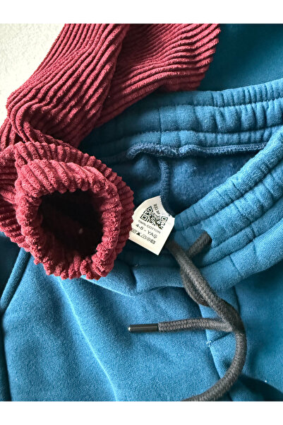 rg kidsstore Girls / Boys Velvet Detailed Tracksuit Set_Rg1433