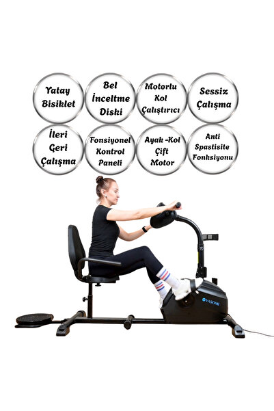 Yasomi HSM-80CE Bel Özellikli Yatay Manyetik Kondisyon Bisikleti