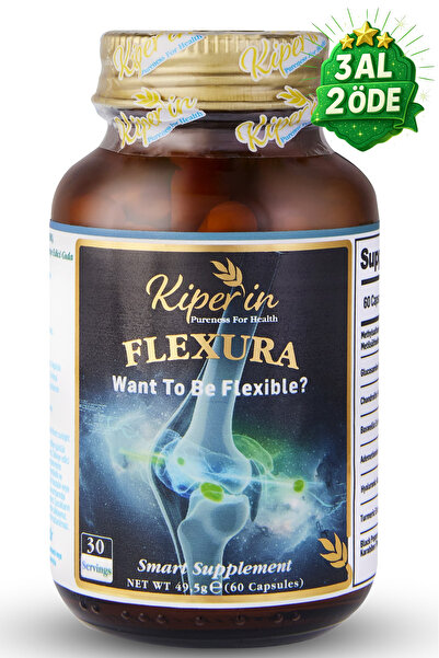 Kiperin Flexura | Eklem | Glukozamin, MSM, Kondroitin, Akgünlük, SAM-e, Hyaluronik Asit | 60 Kapsül