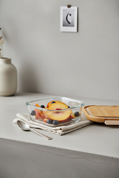 Bambum Patina Lockable Glass Storage Container 800 ml