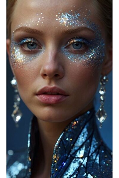 tolstoy Parlak Glitter - Tiny Blue Simli