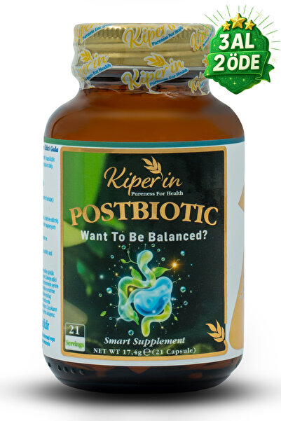 Kiperin Postbiyotik 210 Milyar Cfu Rhamnosus & Plantarum Sindirim (21Kapsül & 700mg) | Akıllı Gıda Takviyesi