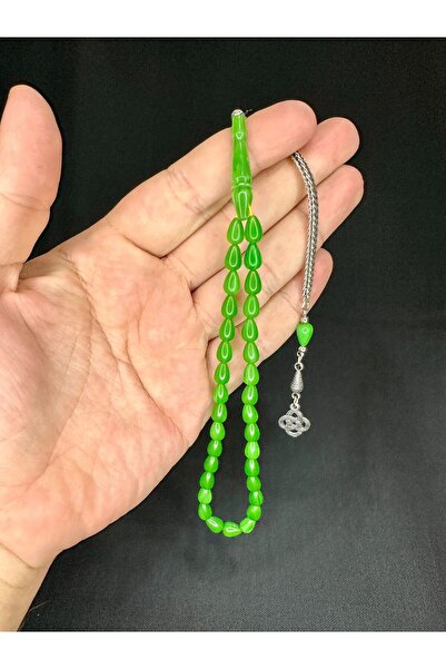 Anemore Collection Mărgele de rugăciune din topinambur verde - dimensiune mic...