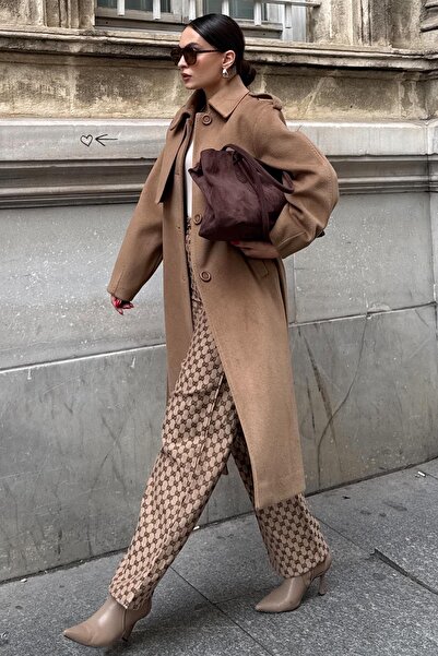 Olcay Πουκάμισο με γιακά με λεπτομέρεια ραφής Premium Coat K. KAMEL 3125