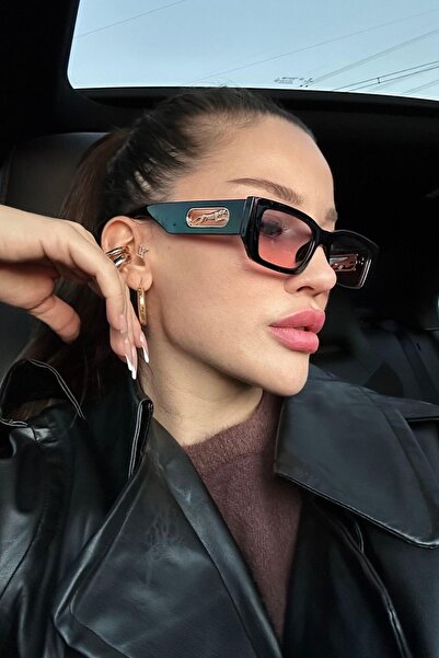 REN EYEWEAR Black Gradient Tiger Tiger Geometric Sunglasses - New Season Popular Women's Colorful Eyewear