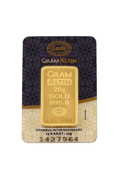 İar 20 gram Külçe Altın Paketli Sertifikalı