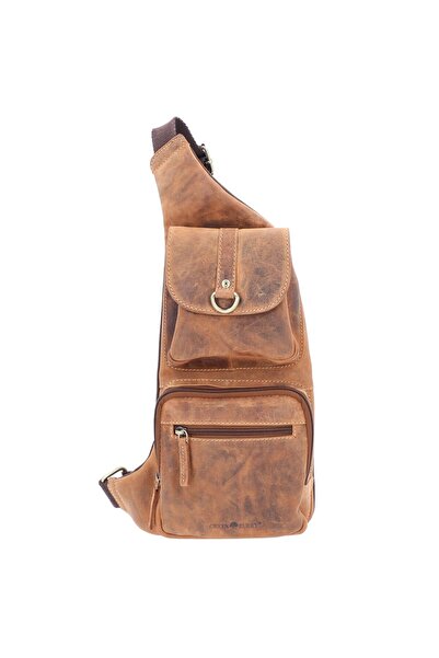 Greenburry Kožená vintage kabelka cez rameno 26 cm