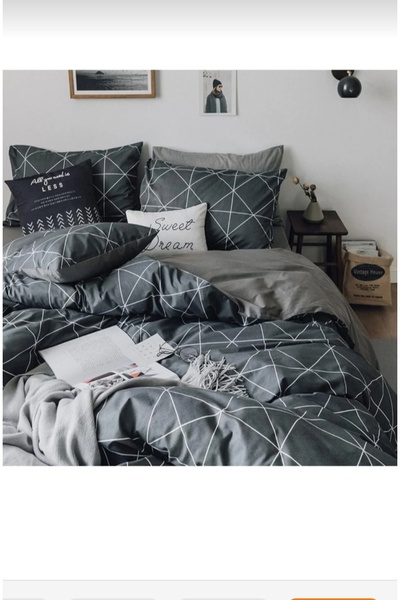 karanihome طقم غطاء لحاف مزدوج الجانبين