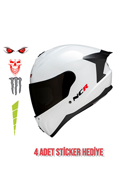 NCR Rapid Siyah Camlı Kapalı Kask (Ece Belgeli)