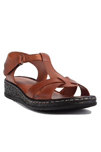 DAGOSTER DZA07-60021015 Sandale de damă din piele ortopedică Taba Daily