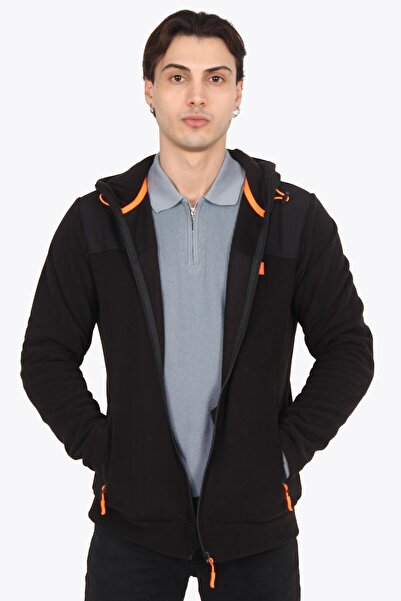 Mckanzie 6044 Kapşonlu Fermuarlı Polar Mont