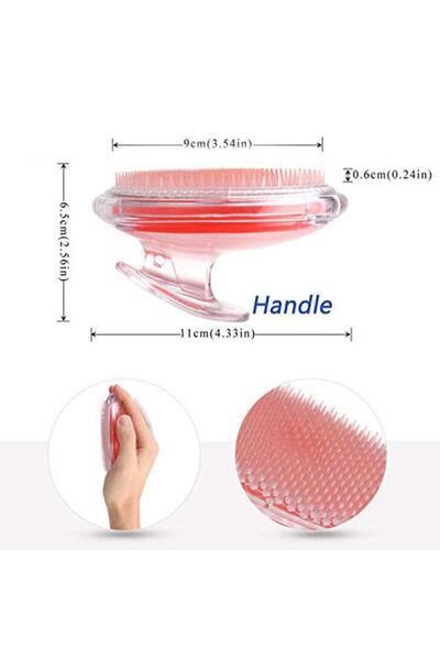 MİYANG Perie de spălare a părului pentru masaj pentru cap din silicon Perie p...