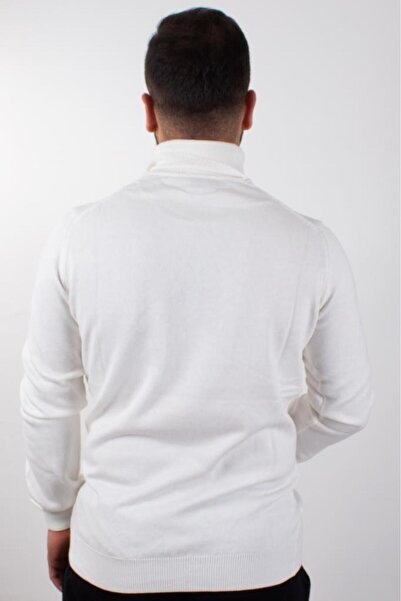 Twister Jeans Twister 3623 Ecru Turtleneck Men's Sweater