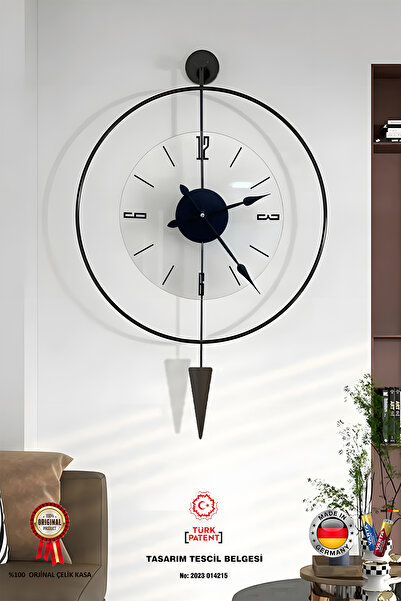 MetaQuartz Aksesuar (BÜYÜK BOY)siyah Luxrypendulum Series - Modern Dekoratif ...