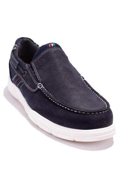 Hammer Jack 10224105 Snap Navy Blue Orthopedic Daily Ανδρικά Δερμάτινα Παπούτσια