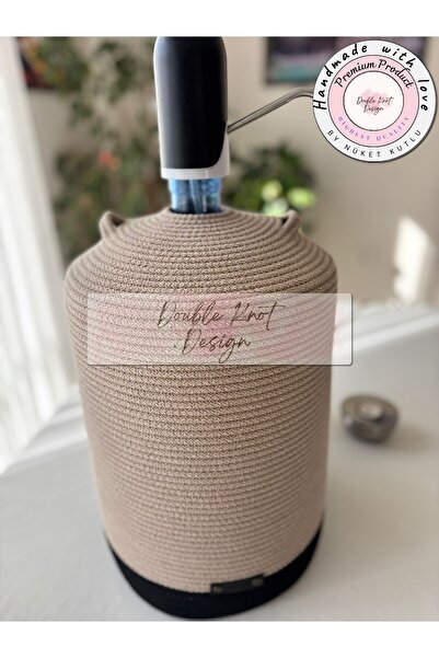 DOUBLE KNOT DESİGN Damacana Kılıfı Dekoratif Sepet - Organizer / Hediyelik Ha...