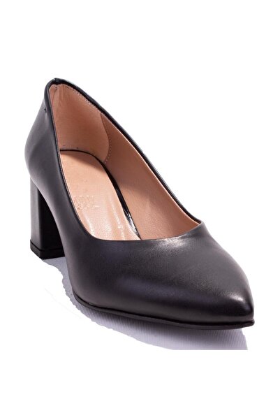 DAGOSTER DZA07-2681154 Μαύρα γυναικεία παπούτσια με τακούνι στιλέτο