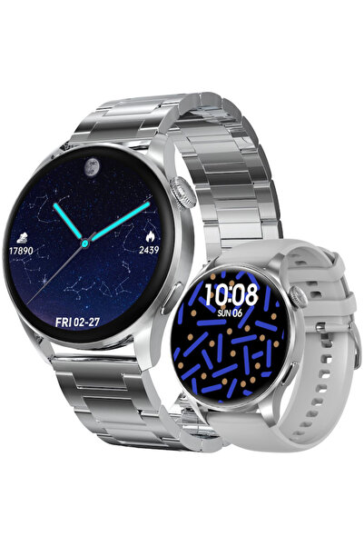 varioshop Ceas Smart VarioShop®, Bluetooth HD, ECG, Ritm Cardiac 24/7, Fitness Tracker Multi-Sport, Ecran 1.7